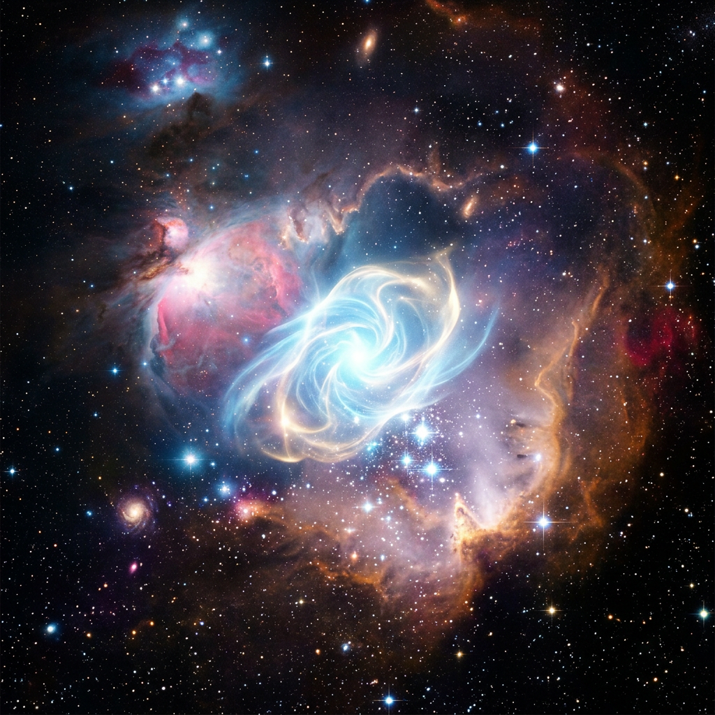 Ethereal soul as light within universe